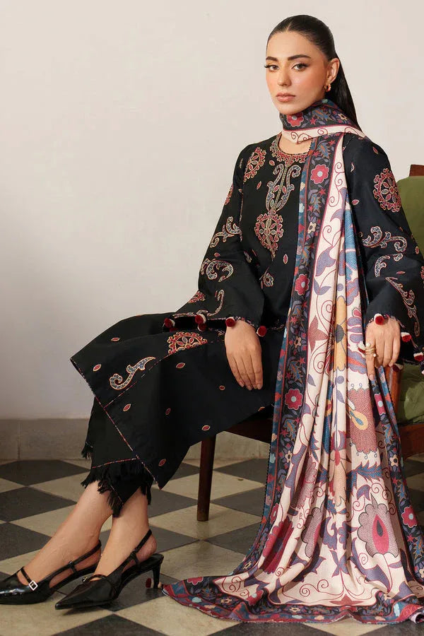 Jazmin | Winter 25 | UW-0152 D - Aqsa Fabrics