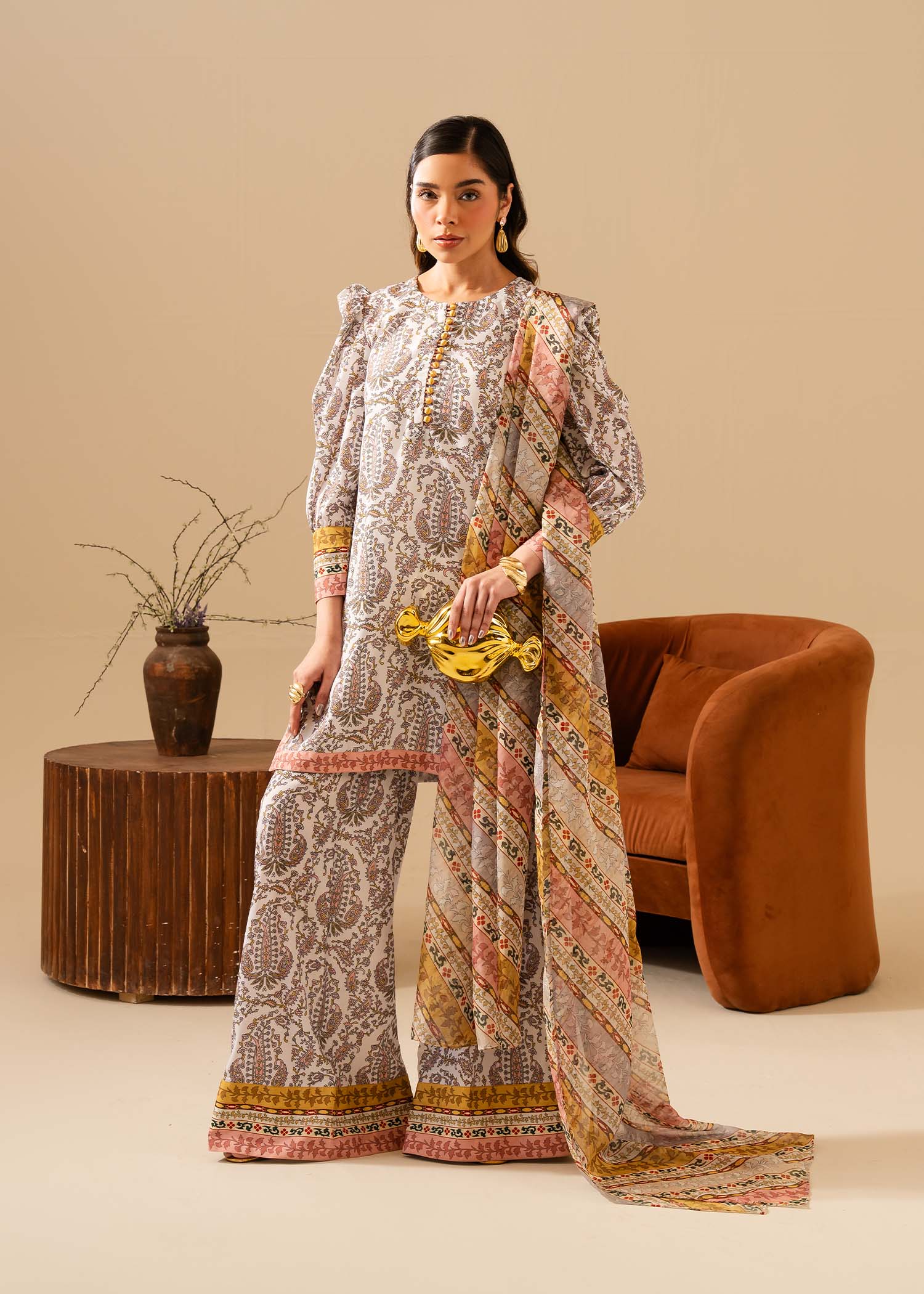 Maria Osama Khan | Retro Vol 3 | Milan - Aqsa Fabrics