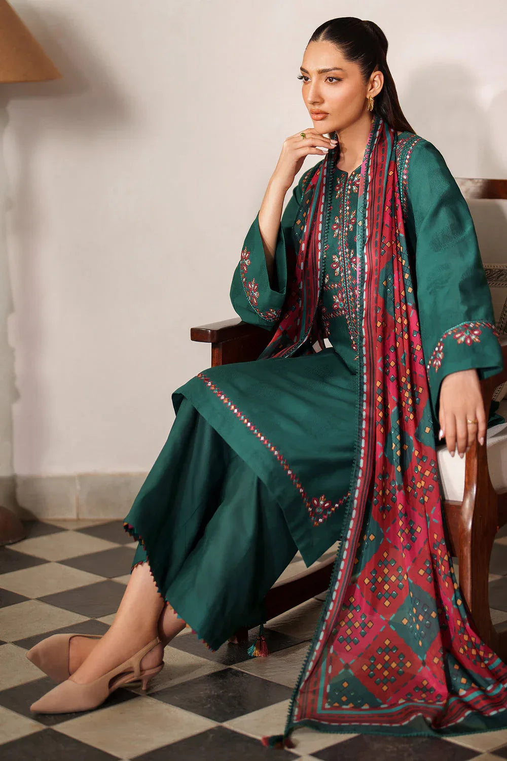 Jazmin | Winter 25 | UW-0146 H - Aqsa Fabrics