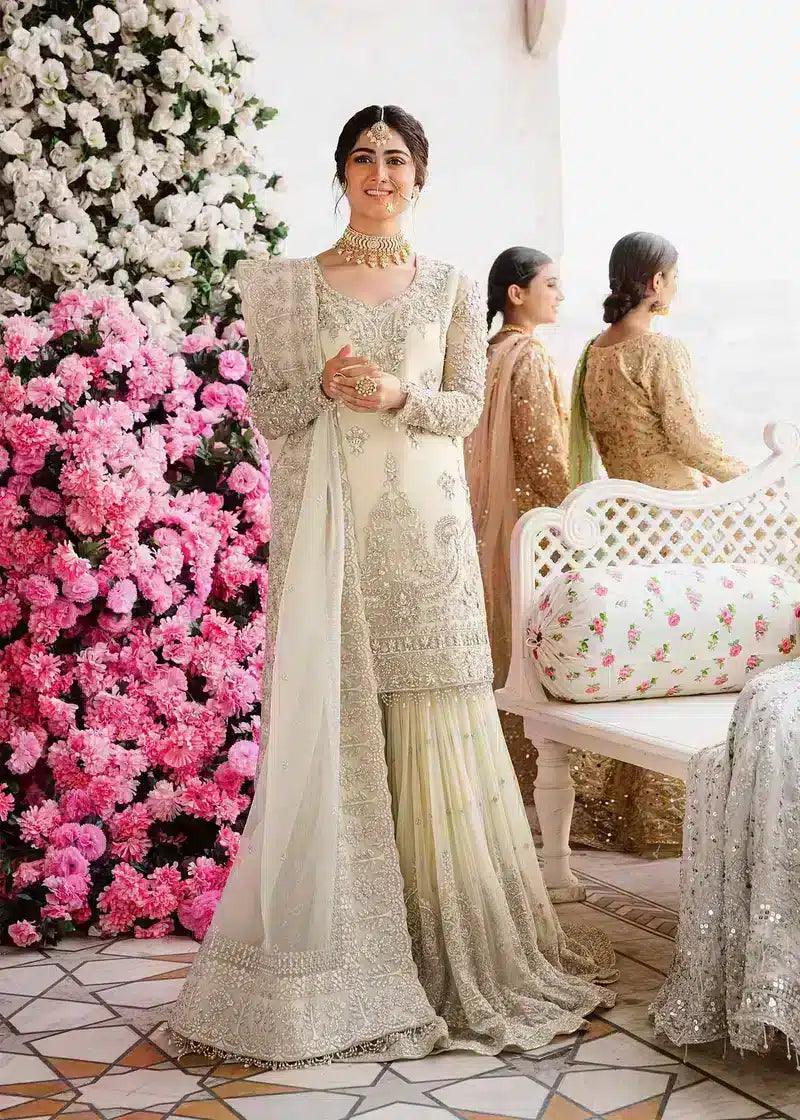 Akbar Aslam | Shadmani Luxury Formals 23 | Nahla - Aqsa Fabrics