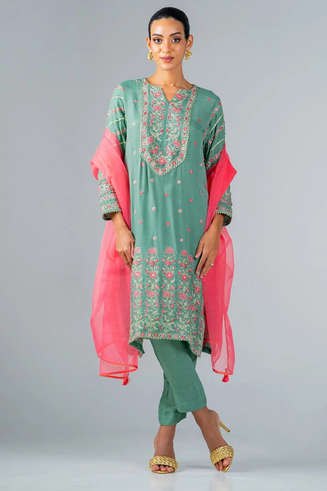 Ego | Diva Premium | NURA 3 PIECE - Aqsa Fabrics