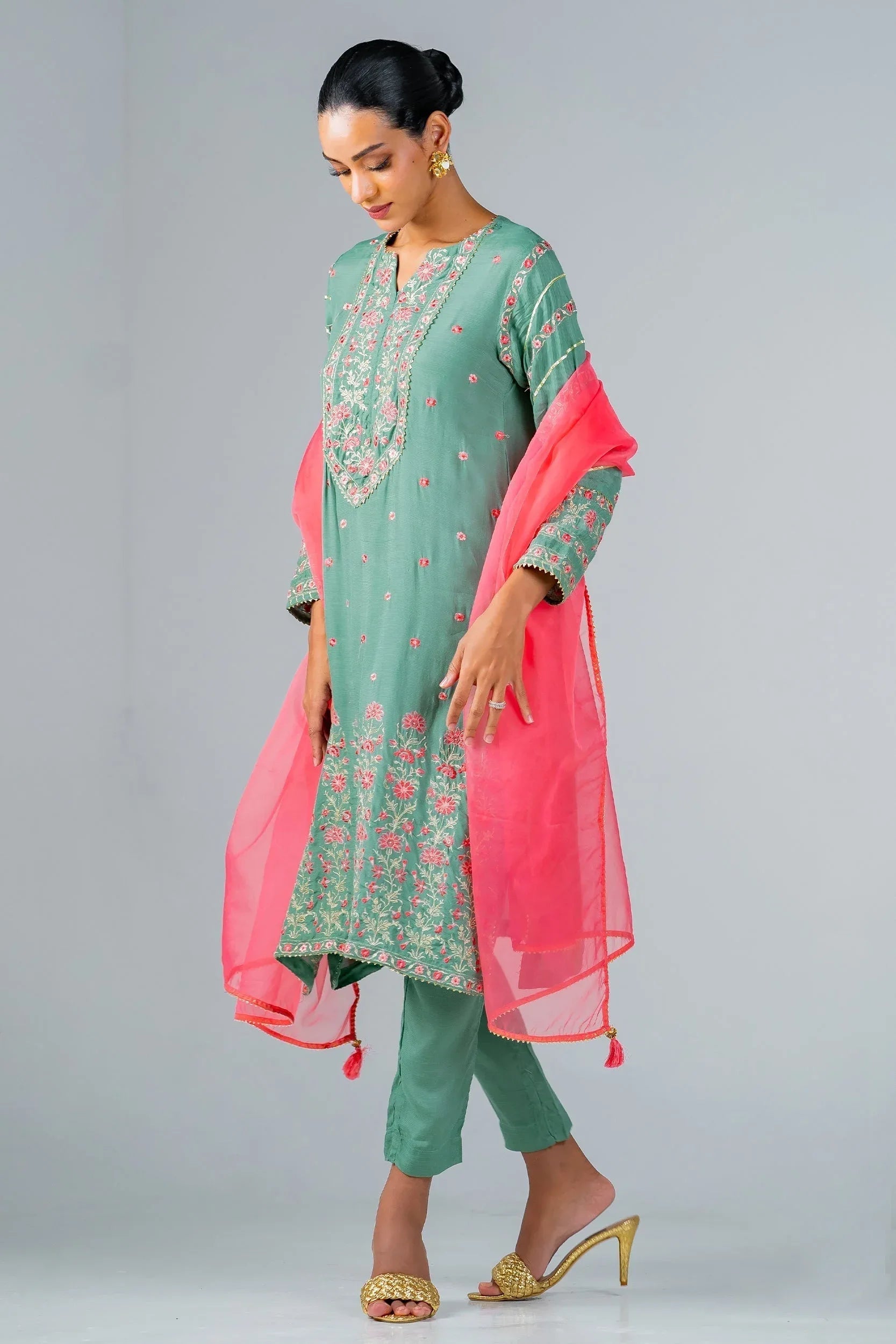 Ego | Diva Premium | NURA 3 PIECE - Aqsa Fabrics