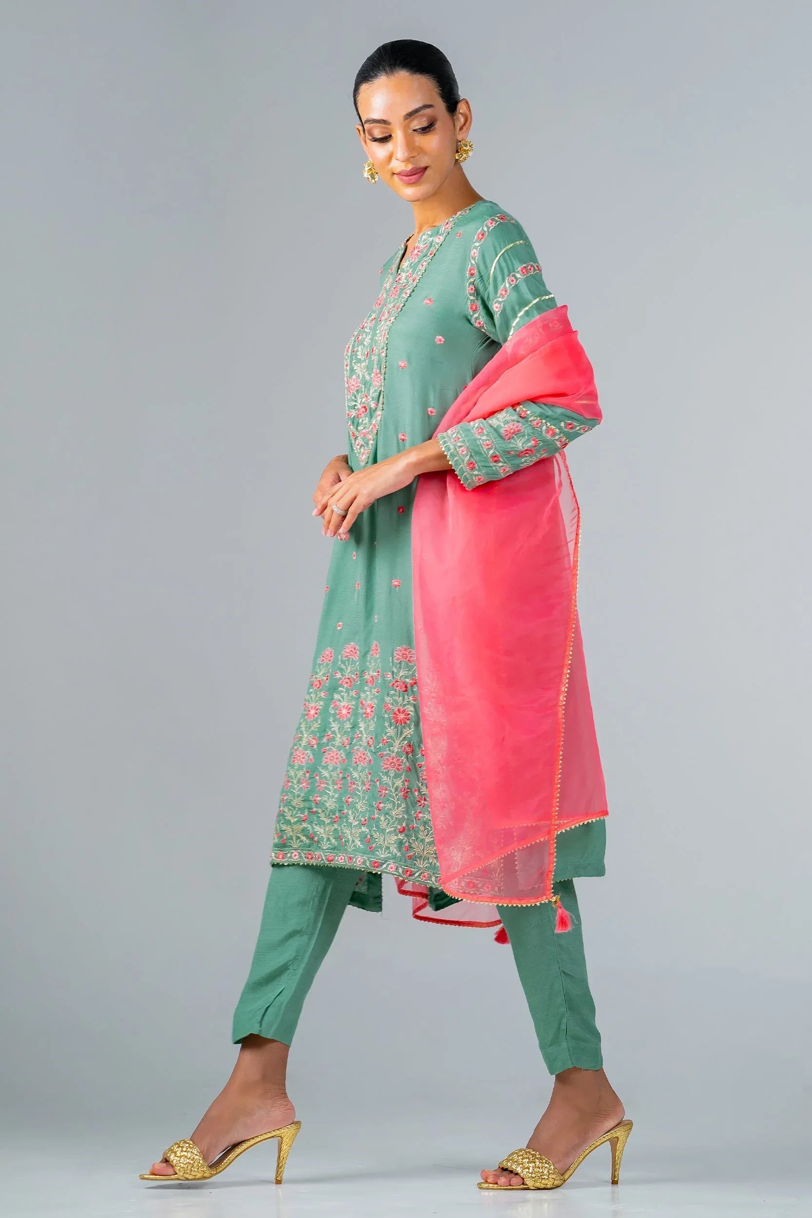 Ego | Diva Premium | NURA 3 PIECE - Aqsa Fabrics