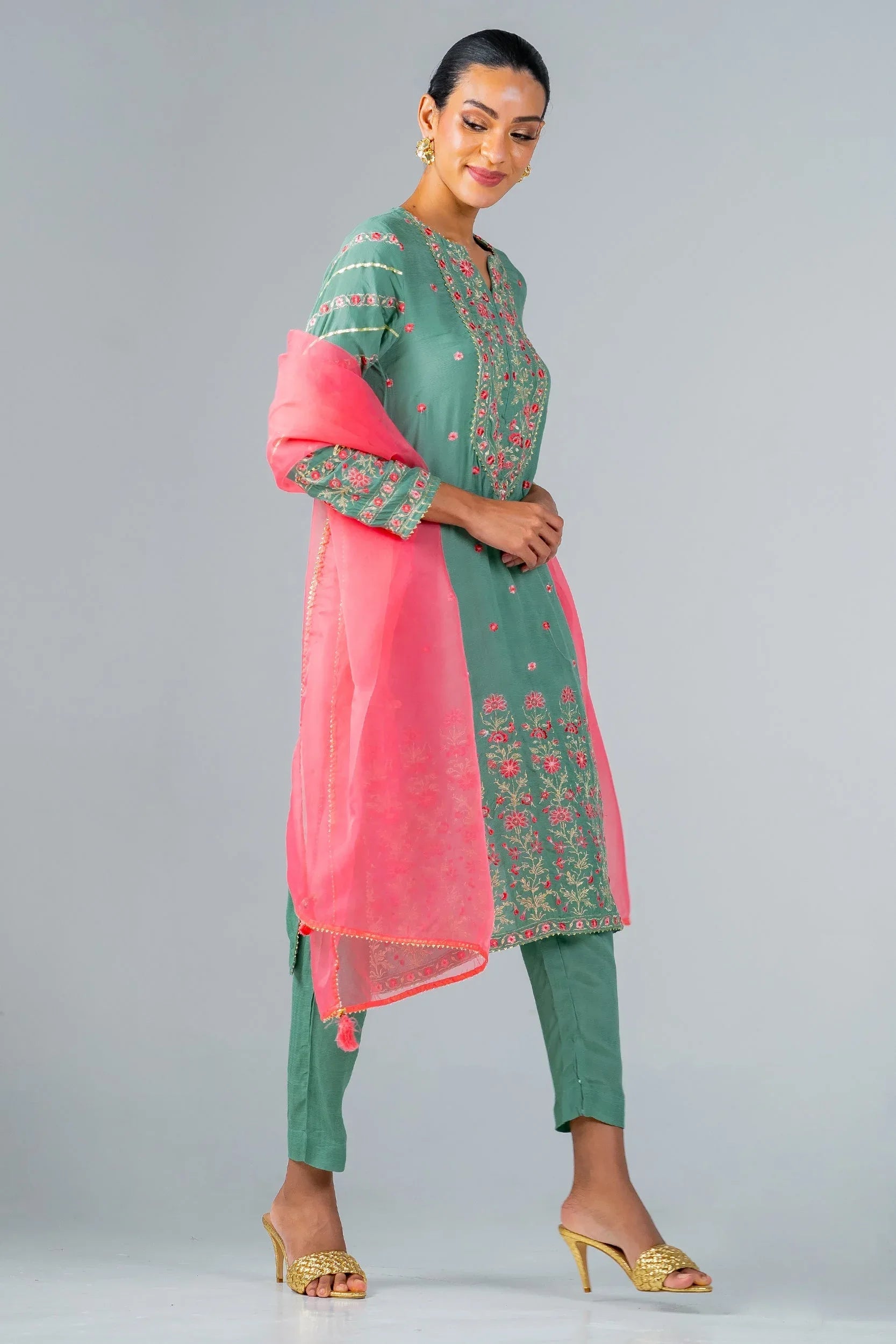 Ego | Diva Premium | NURA 3 PIECE - Aqsa Fabrics