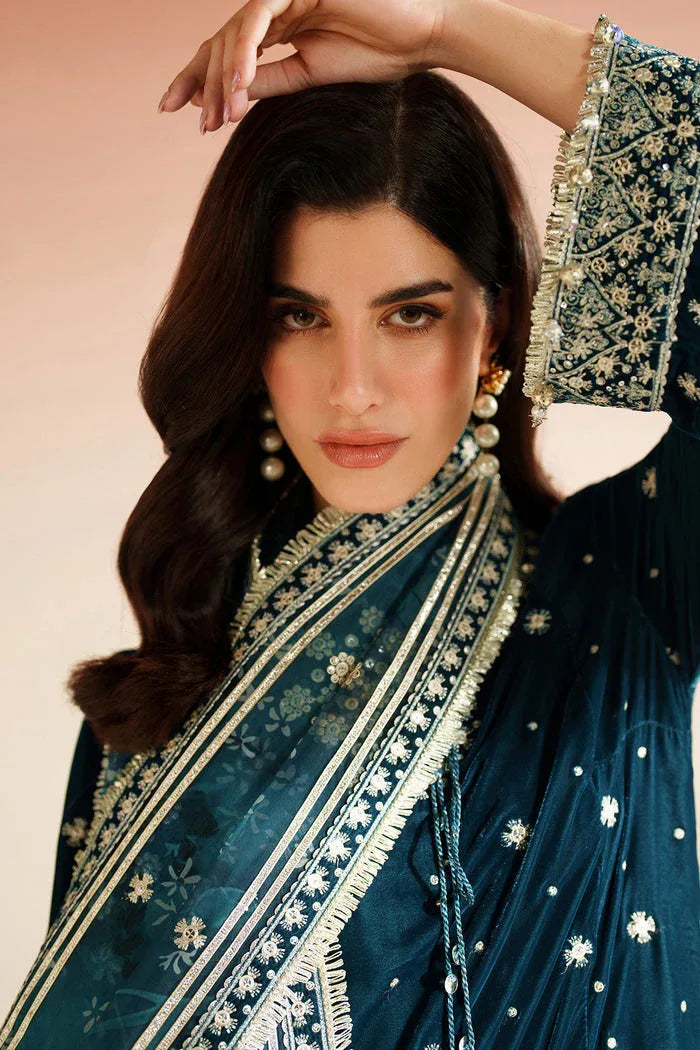 Jazmin | Velvet Vogue 25 | VVF D-2 - Aqsa Fabrics