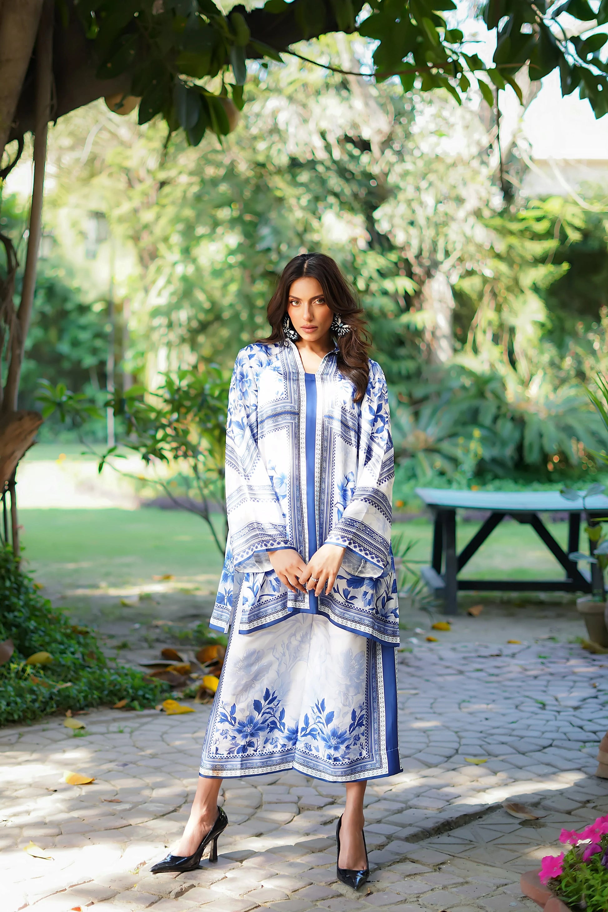 Erum Khan | Nue Pret | Ocean Harmony - Aqsa Fabrics