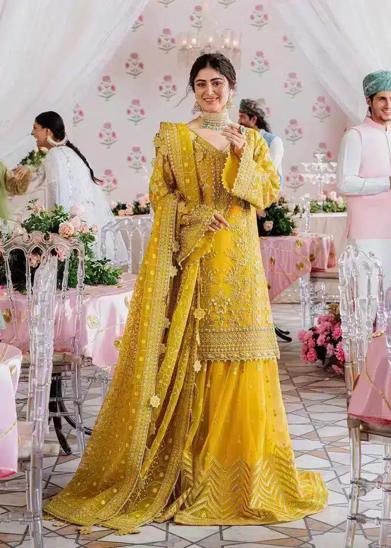 Akbar Aslam | Shadmani Luxury Formals 23 | Meena - Aqsa Fabrics