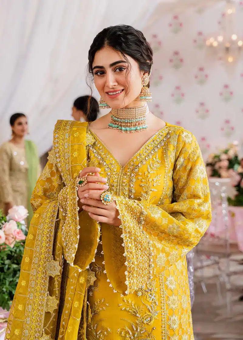 Akbar Aslam | Shadmani Luxury Formals 23 | Meena - Aqsa Fabrics