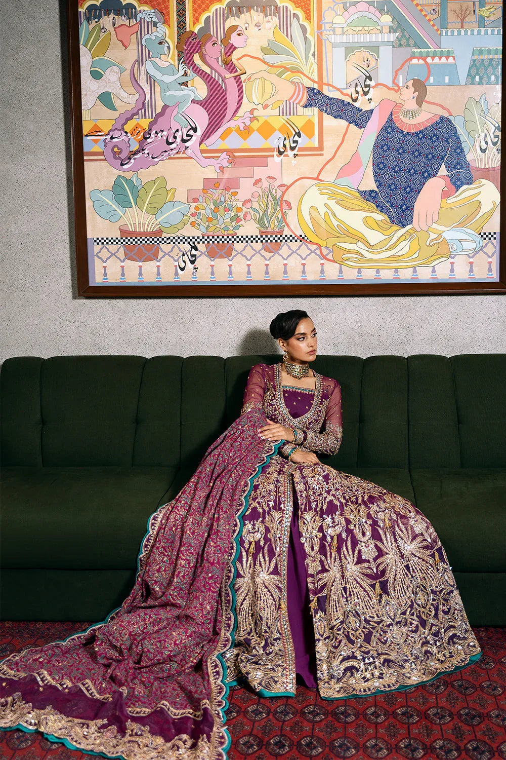 Saira Rizwan | Festive Formals 24 | LAVENA-SRF-D-05 - Aqsa Fabrics