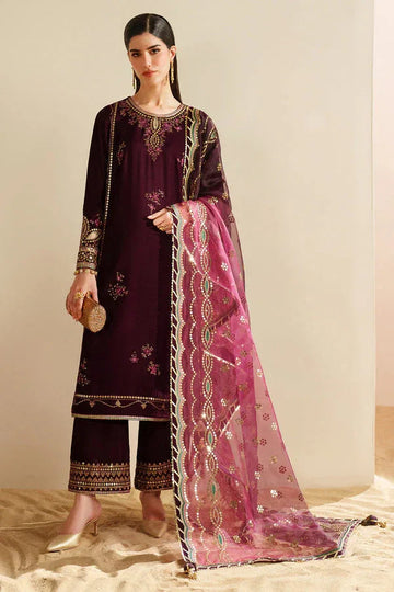 Jazmin | Velvet Vogue 25 | VVF D-4 - Aqsa Fabrics