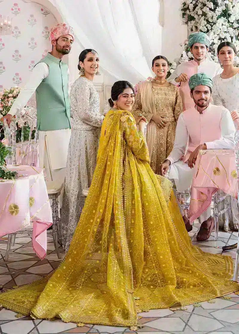 Akbar Aslam | Shadmani Luxury Formals 23 | Meena - Aqsa Fabrics