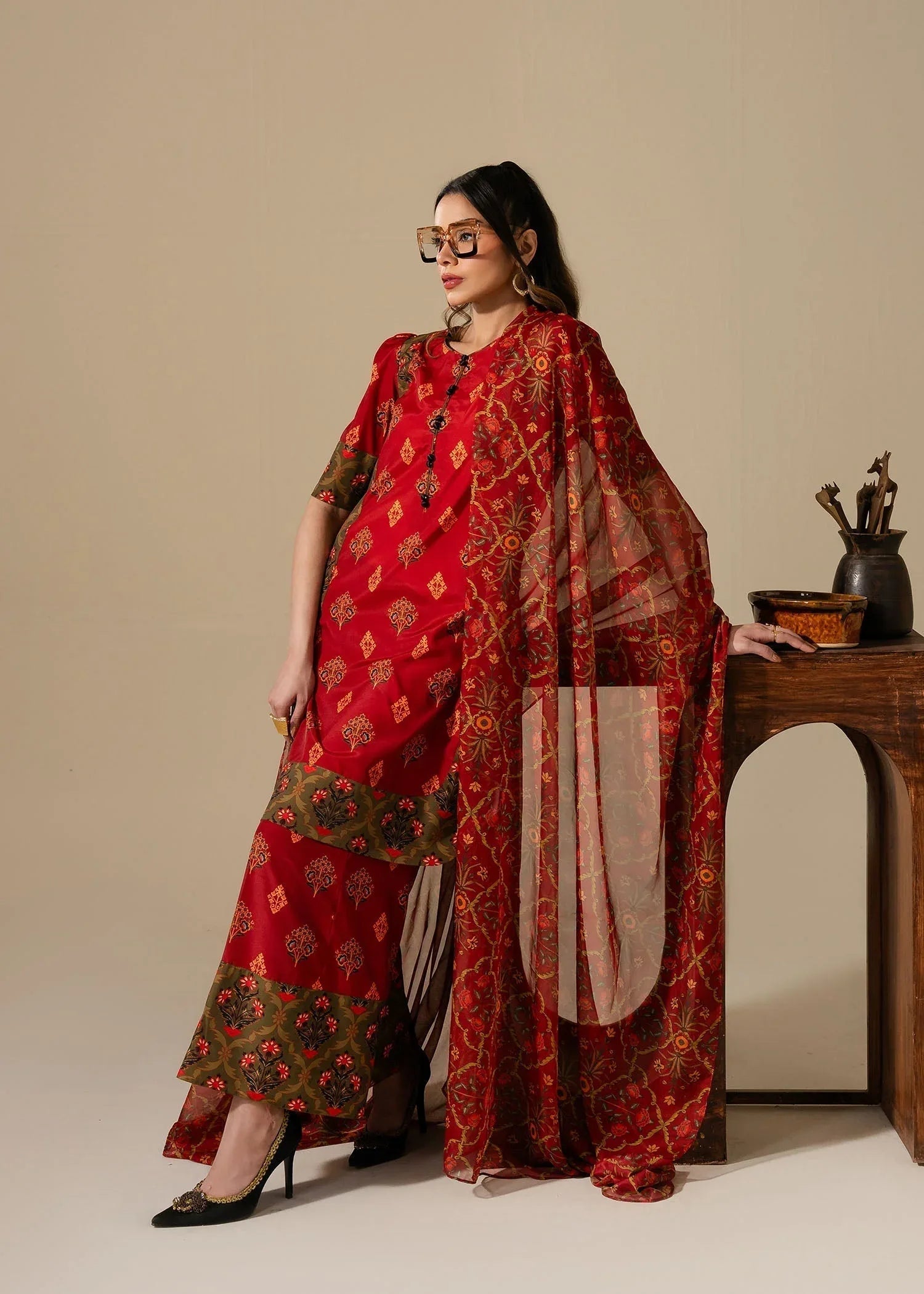 Maria Osama Khan | Retro Vol 3 | Bloom - Aqsa Fabrics