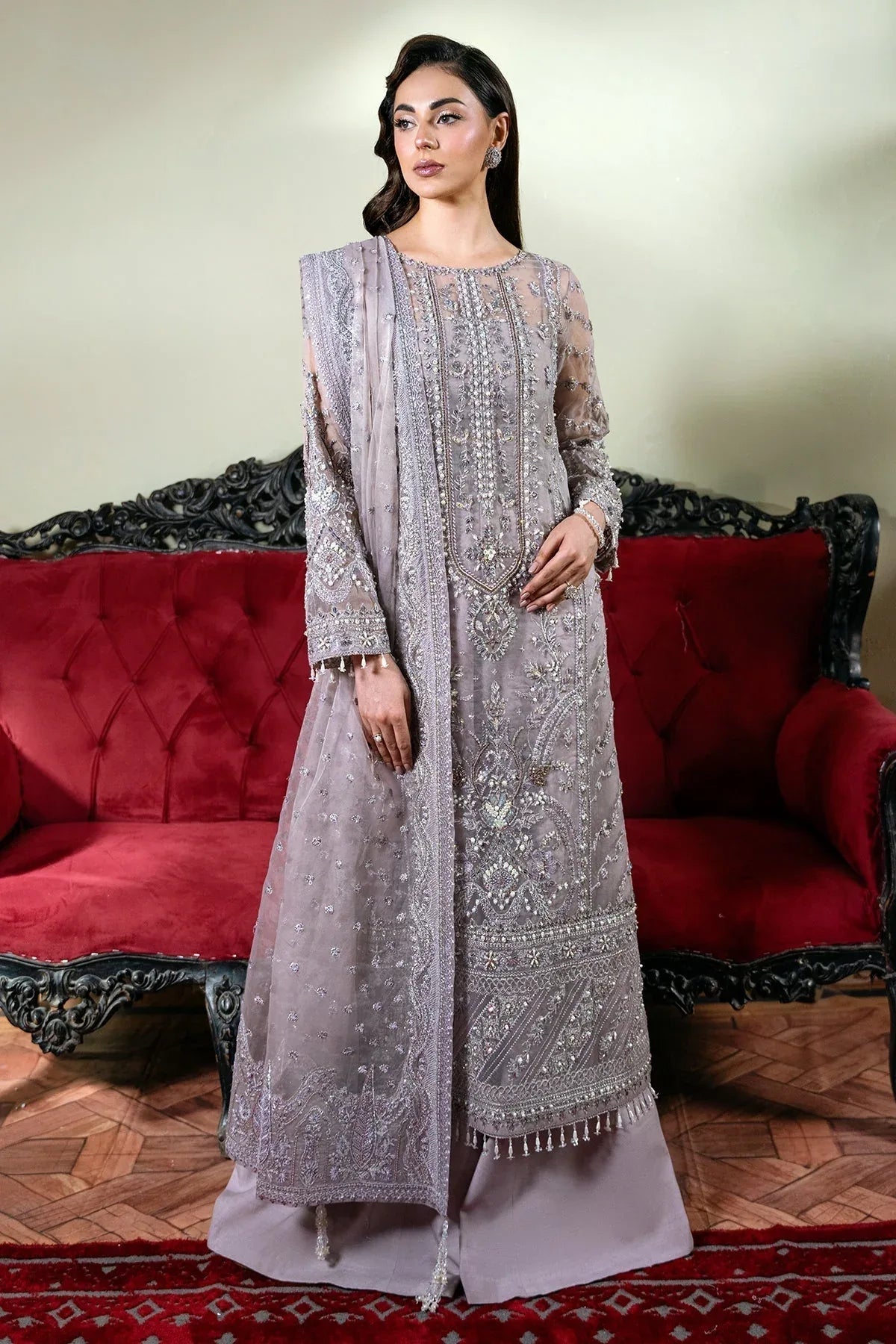 Mina Kashif | Kahani Formals | Rukhsar - Aqsa Fabrics