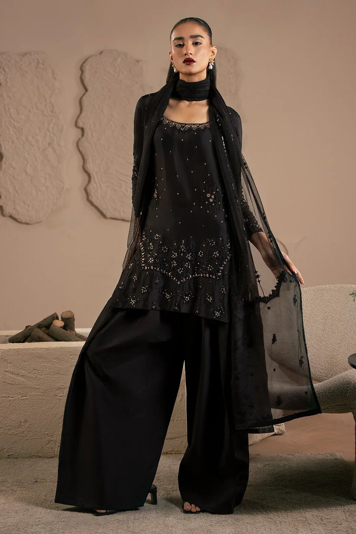 Mina Kashif | Emilie Formals | Misie - Aqsa Fabrics