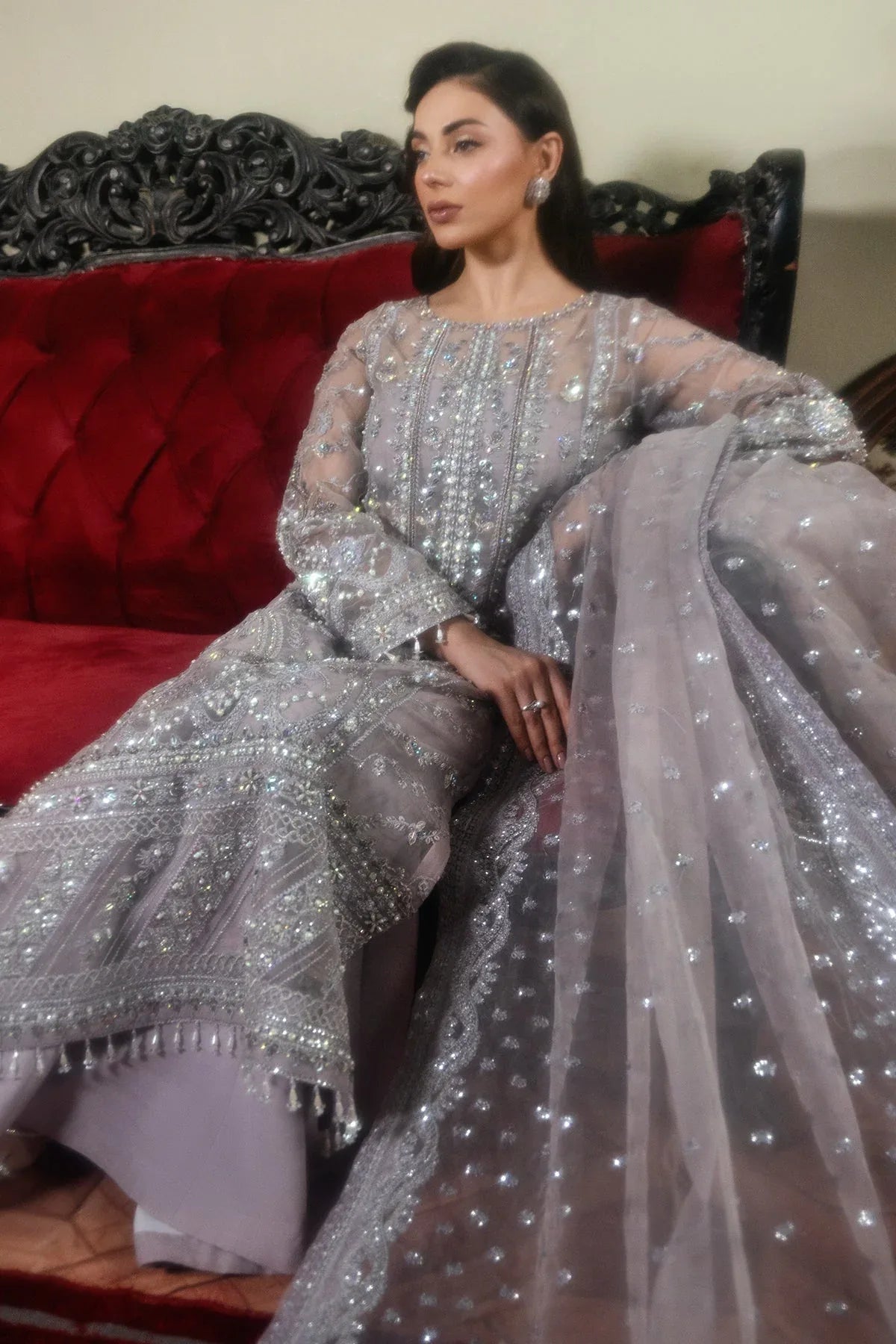 Mina Kashif | Kahani Formals | Rukhsar - Aqsa Fabrics