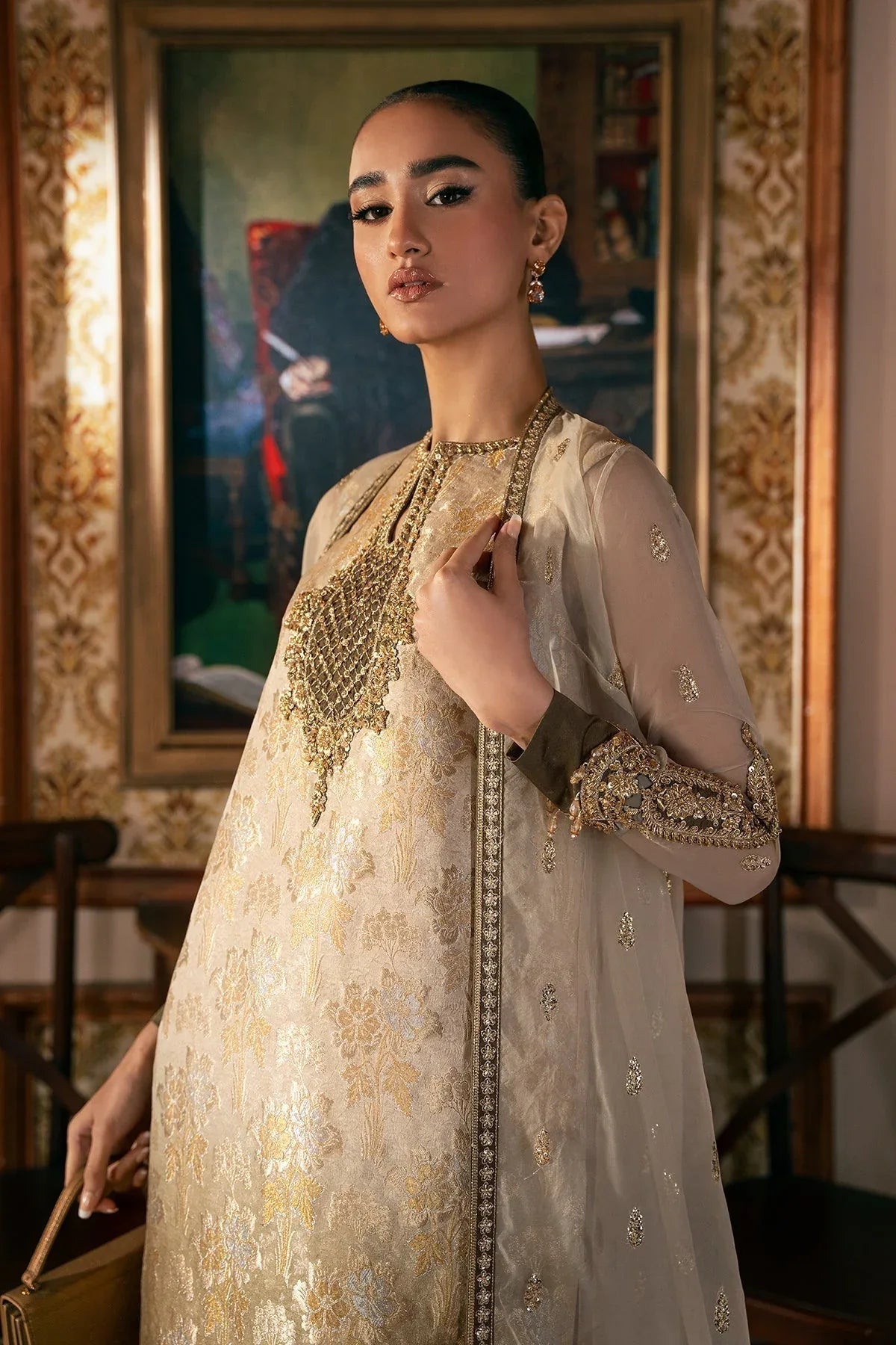 Mina Kashif | Emilie Formals | Bella - Aqsa Fabrics