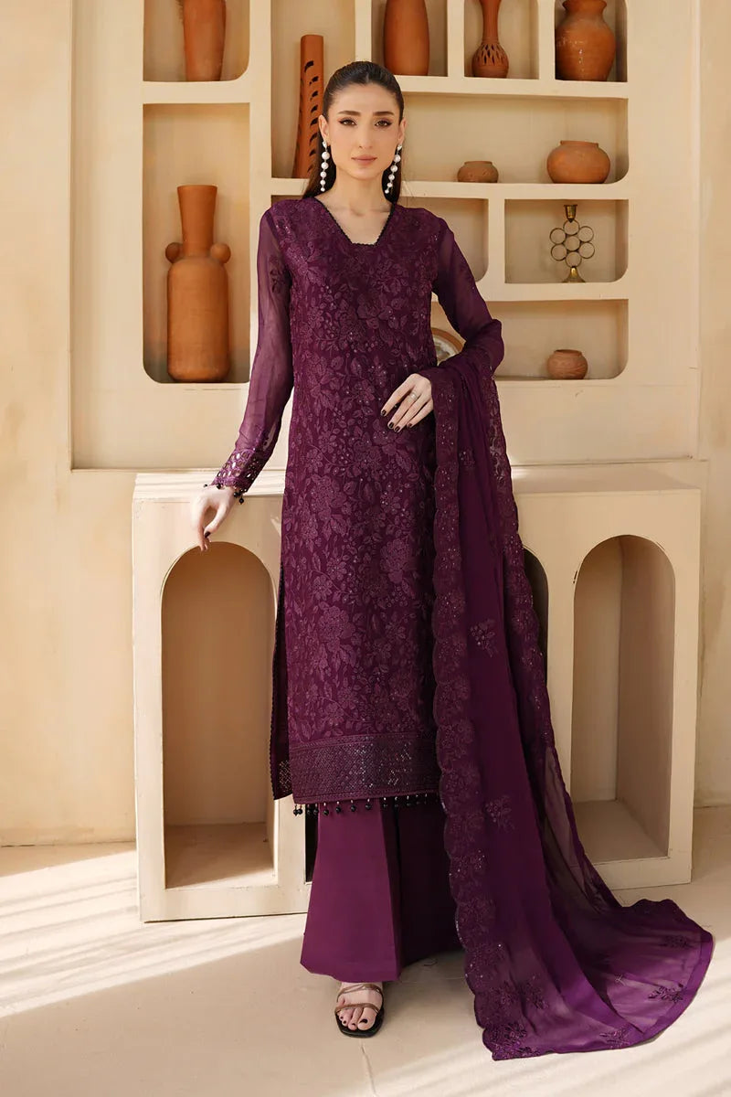 Maryams | Afsaneh Luxury Chiffon | Minal - Aqsa Fabrics