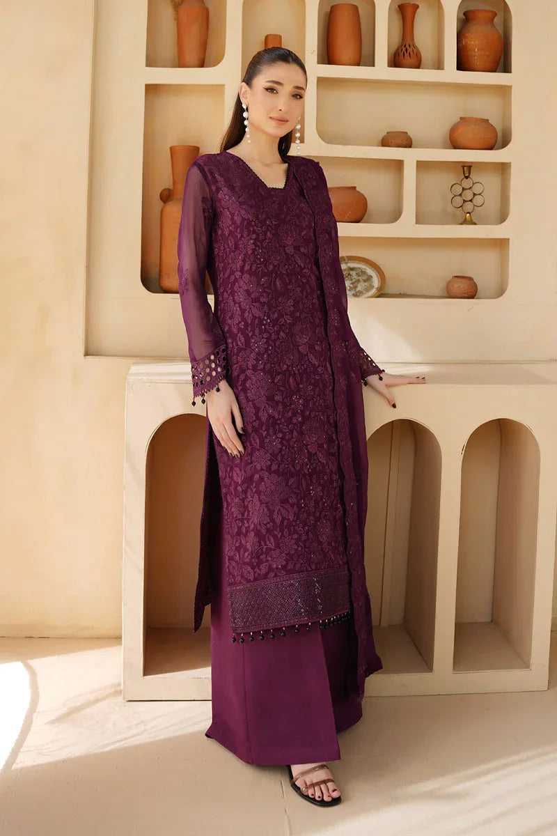 Maryams | Afsaneh Luxury Chiffon | Minal - Aqsa Fabrics