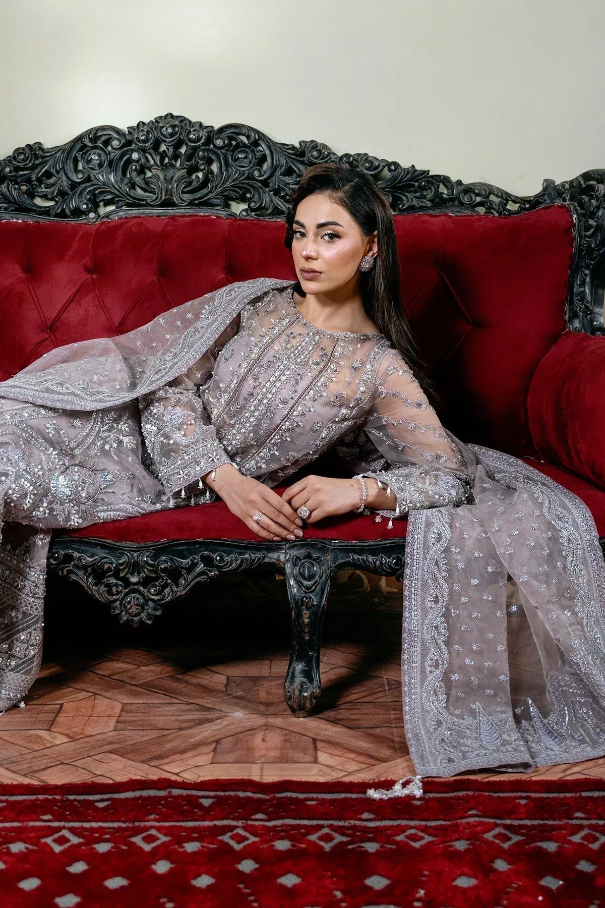 Mina Kashif | Kahani Formals | Rukhsar - Aqsa Fabrics