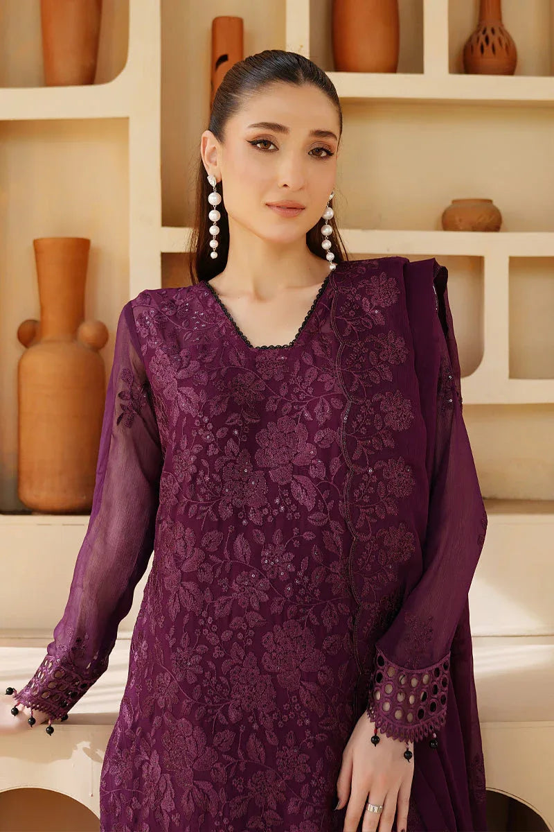Maryams | Afsaneh Luxury Chiffon | Minal - Aqsa Fabrics
