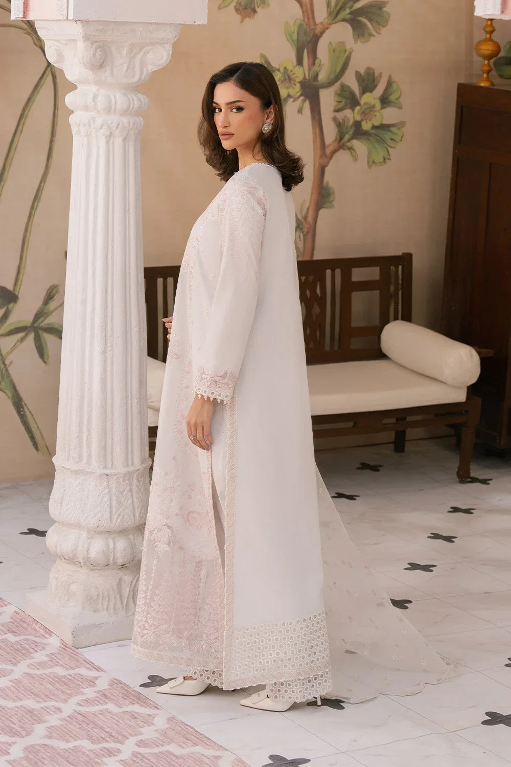 Maryum N Maria | Eid Luxury Lawn 25 | AREZOO - MS50153 - Aqsa Fabrics