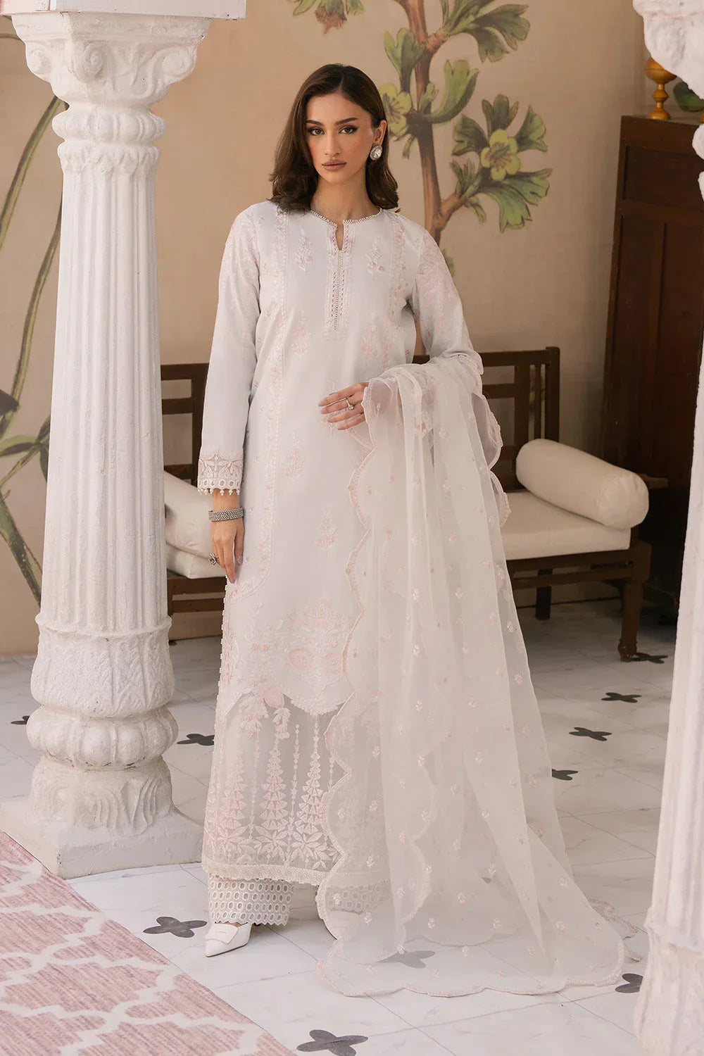 Maryum N Maria | Eid Luxury Lawn 25 | AREZOO - MS50153 - Aqsa Fabrics