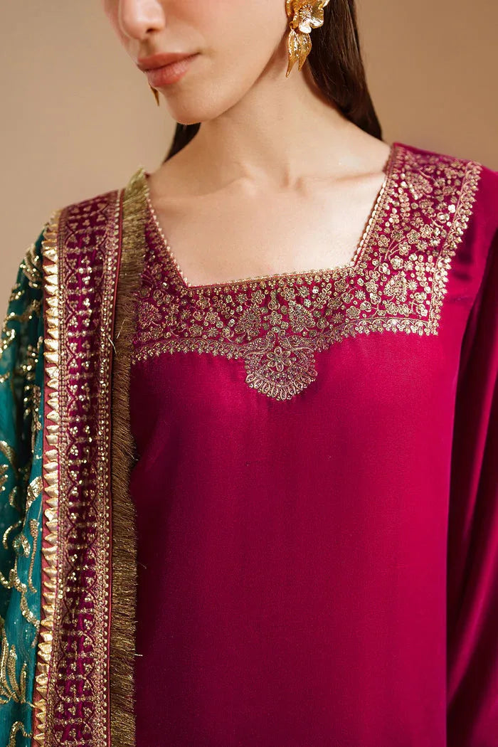 Jazmin | Velvet Vogue 25 | VVF D-9 - Aqsa Fabrics