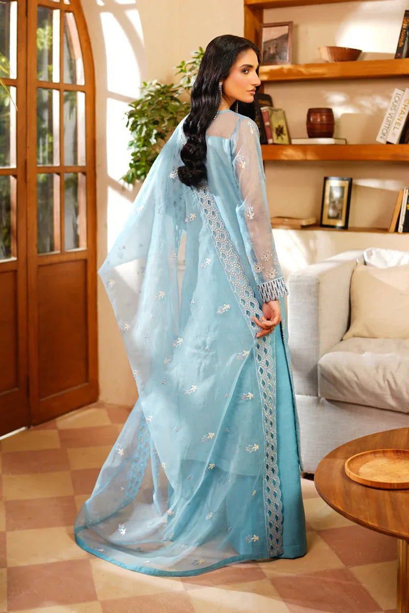 Maryams | Noir Luxe | Azure-NOR-0004 - Aqsa Fabrics