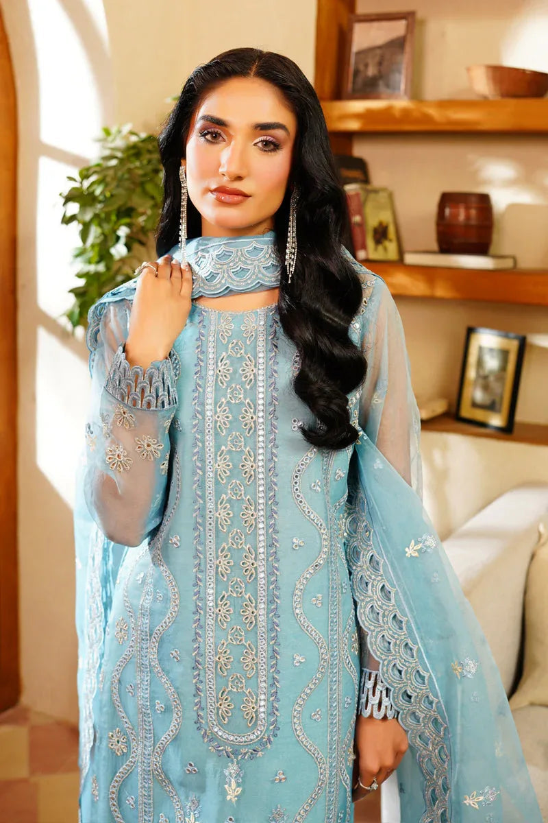 Maryams | Noir Luxe | Azure-NOR-0004 - Aqsa Fabrics