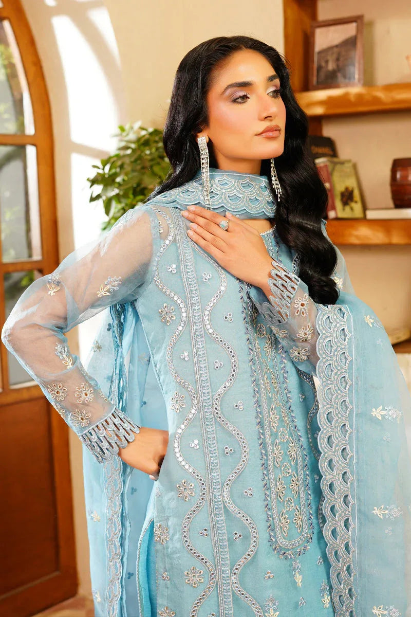 Maryams | Noir Luxe | Azure-NOR-0004 - Aqsa Fabrics