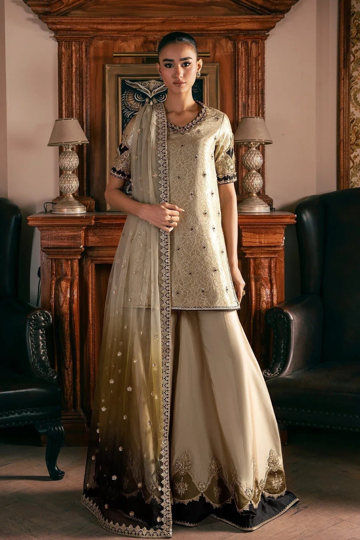 Mina Kashif | Emilie Formals | Kiara - Aqsa Fabrics