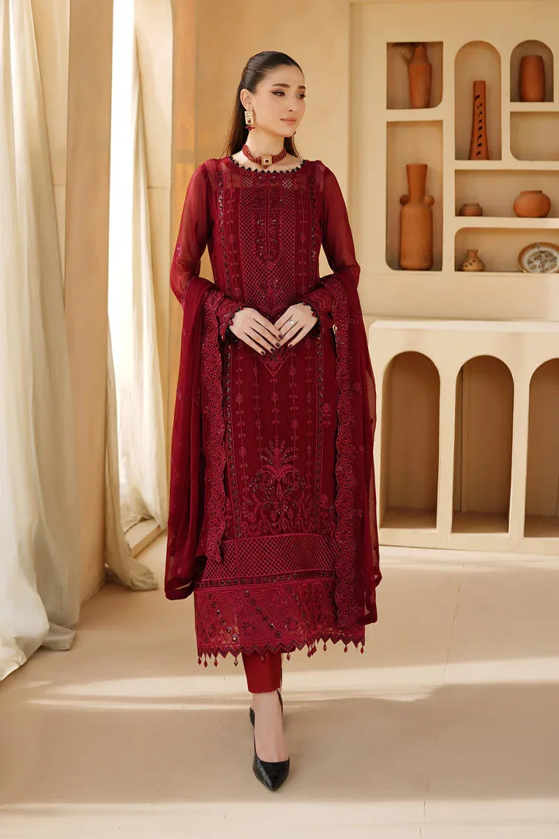Maryams | Afsaneh Luxury Chiffon | Aria - Aqsa Fabrics