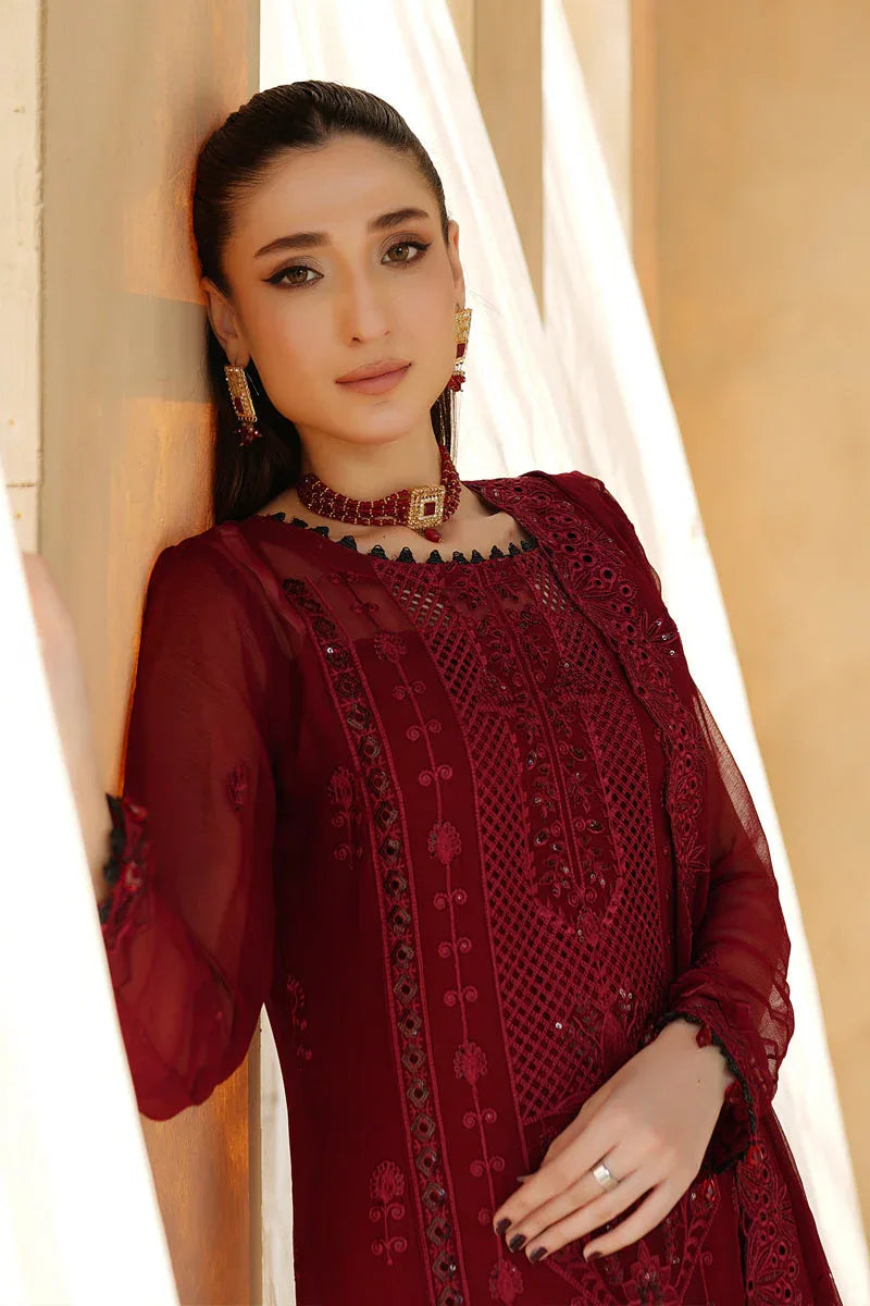 Maryams | Afsaneh Luxury Chiffon | Aria - Aqsa Fabrics