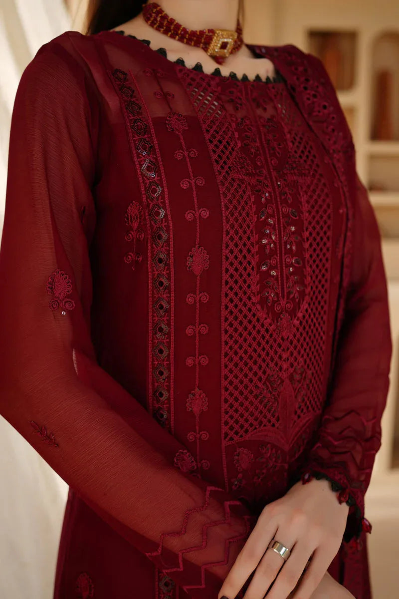 Maryams | Afsaneh Luxury Chiffon | Aria - Aqsa Fabrics