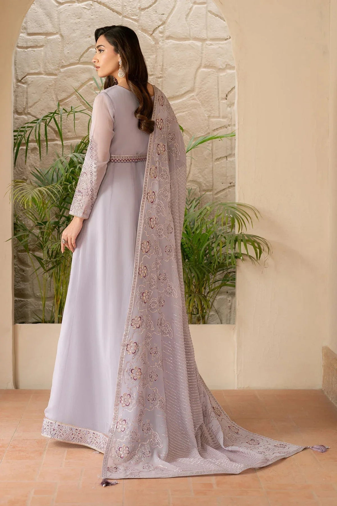 Alizeh | Ready to wear | Lilac Dress 3 piece - RTW1028 - Aqsa Fabrics