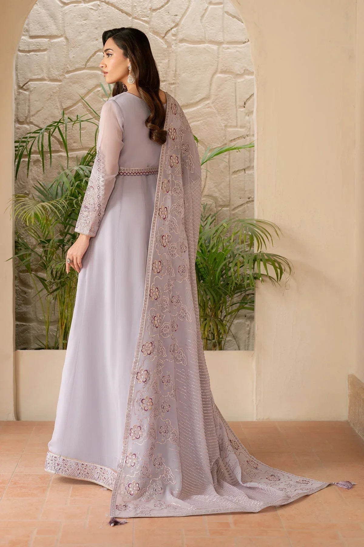 Alizeh | Ready to wear | Lilac Dress 3 piece - RTW1028 - Aqsa Fabrics