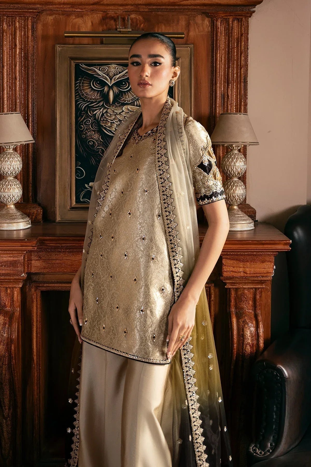 Mina Kashif | Emilie Formals | Kiara - Aqsa Fabrics