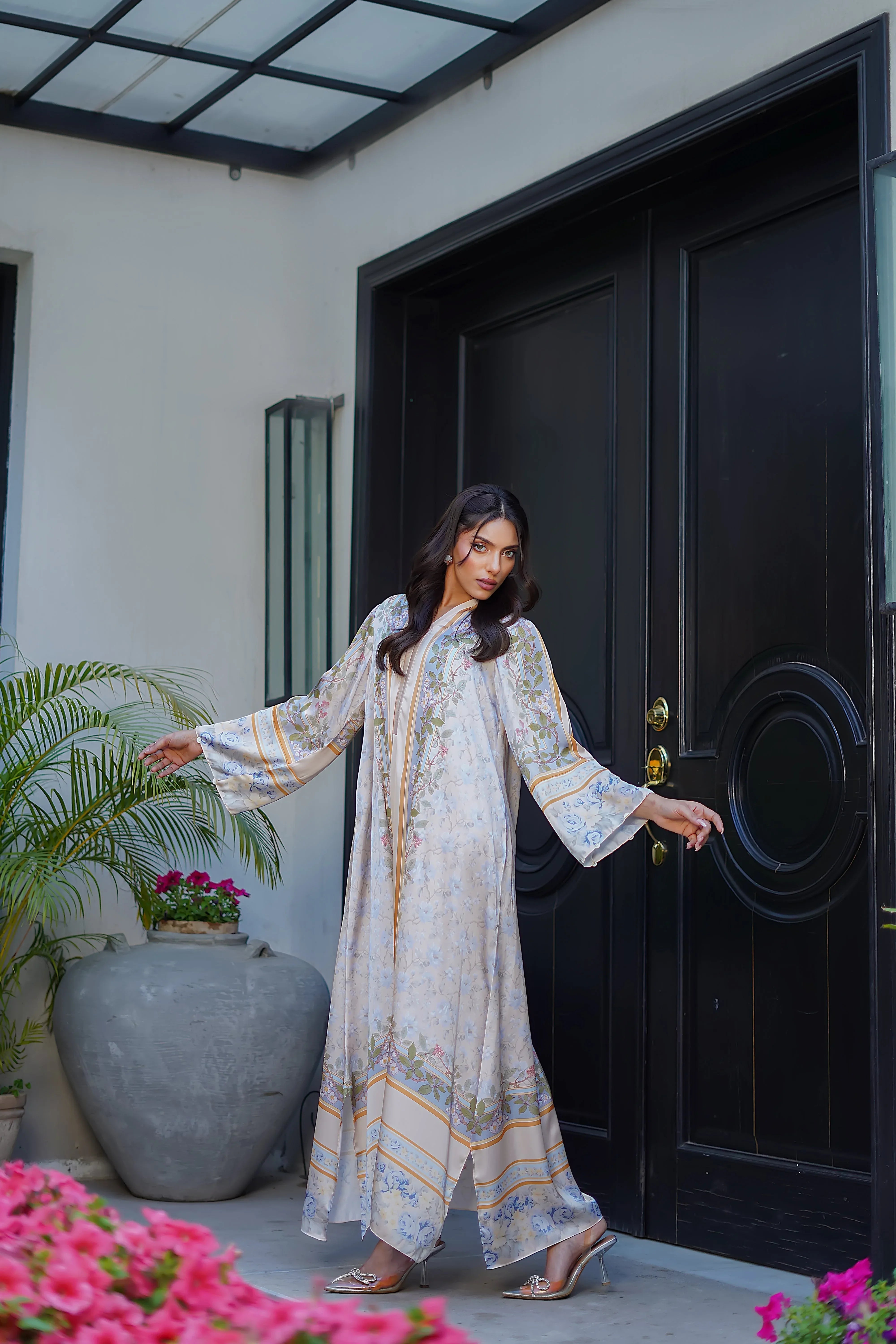 Erum Khan | Nue 25 | Sand Dune - Aqsa Fabrics