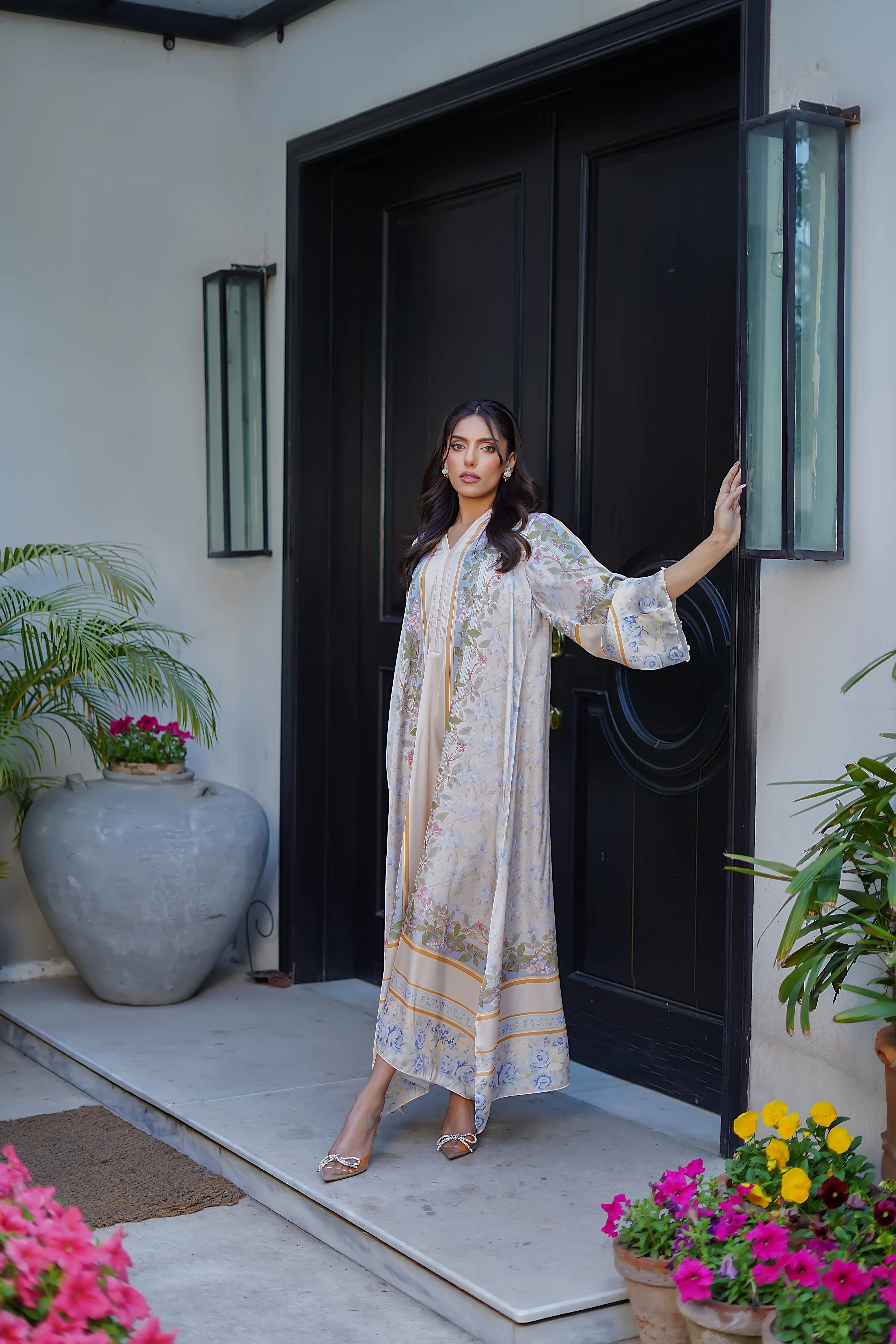 Erum Khan | Nue 25 | Sand Dune - Aqsa Fabrics