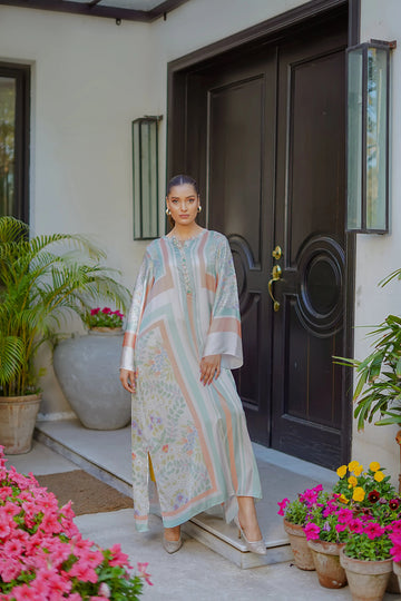 Erum Khan | Nue Pret | Whisper Blush - Aqsa Fabrics