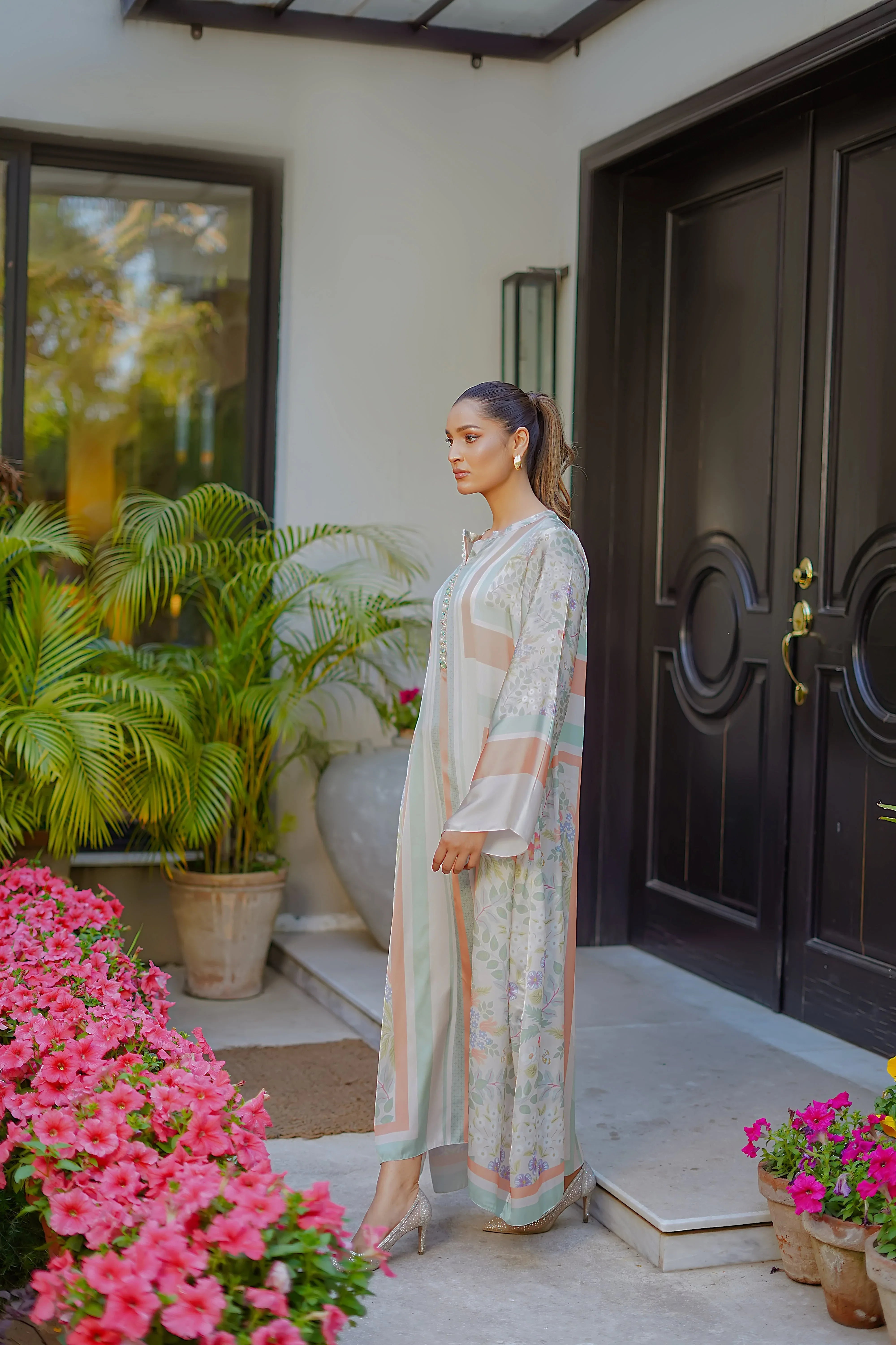 Erum Khan | Nue 25 | Whisper Blush - Aqsa Fabrics