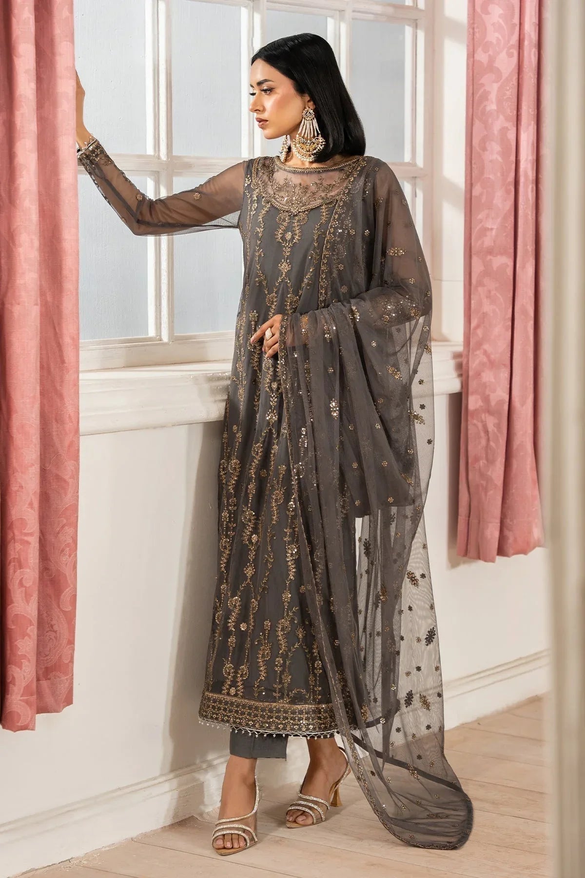 Zarif | Heer Formals | Z-04 SORAYA - Aqsa Fabrics