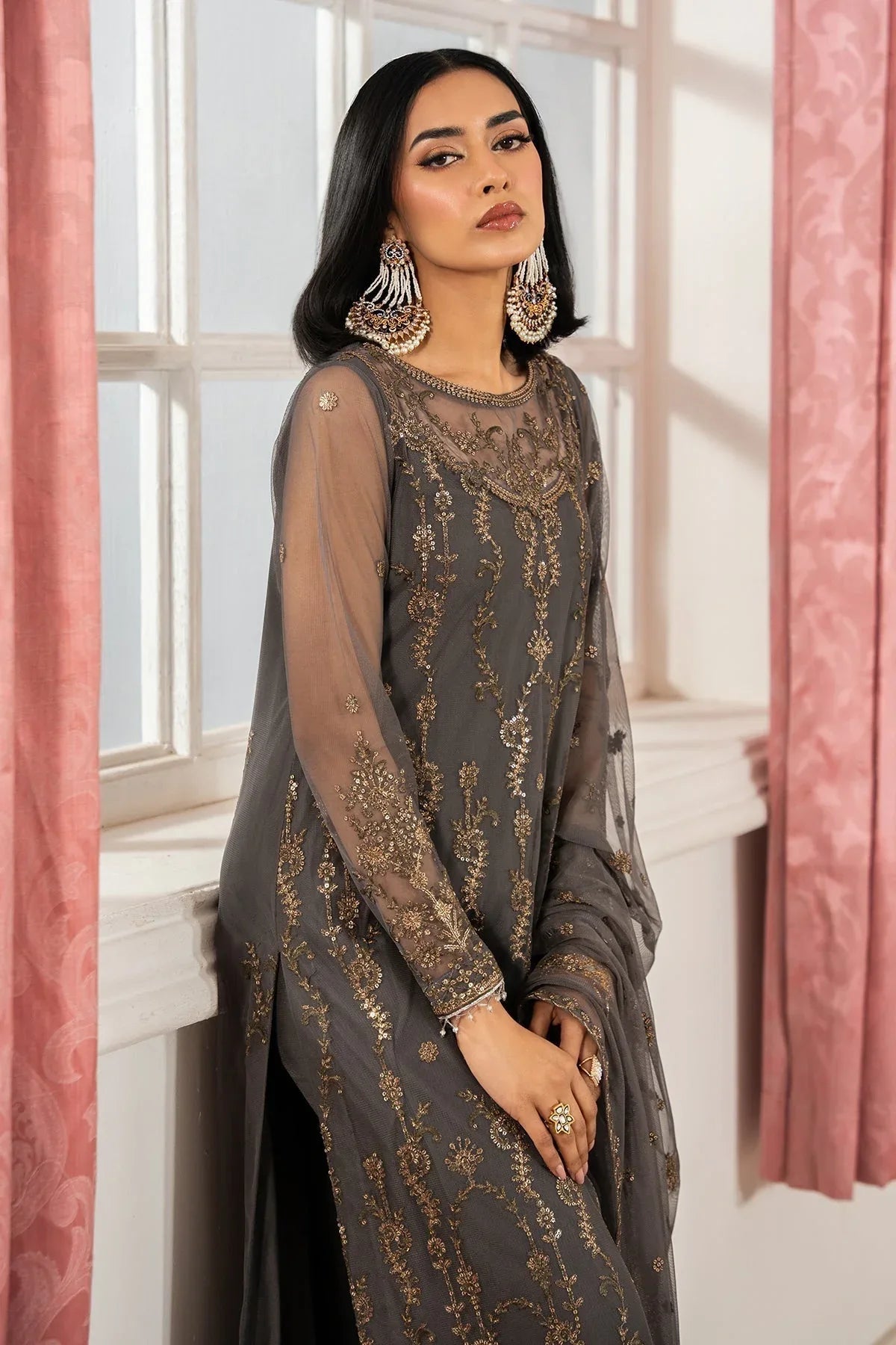 Zarif | Heer Formals | Z-04 SORAYA - Aqsa Fabrics