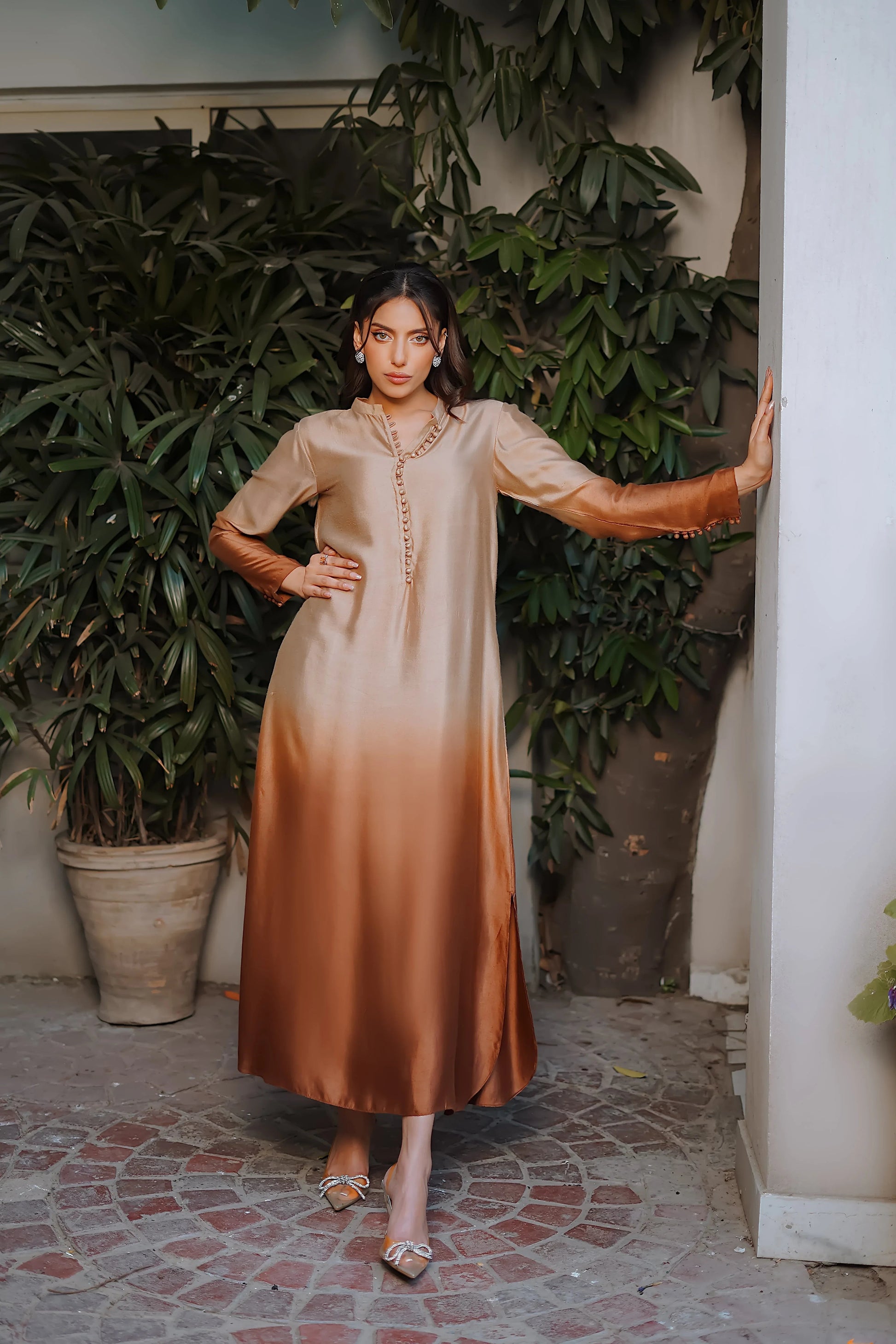 Erum Khan | Nue Pret | Sunset Dusk - Aqsa Fabrics