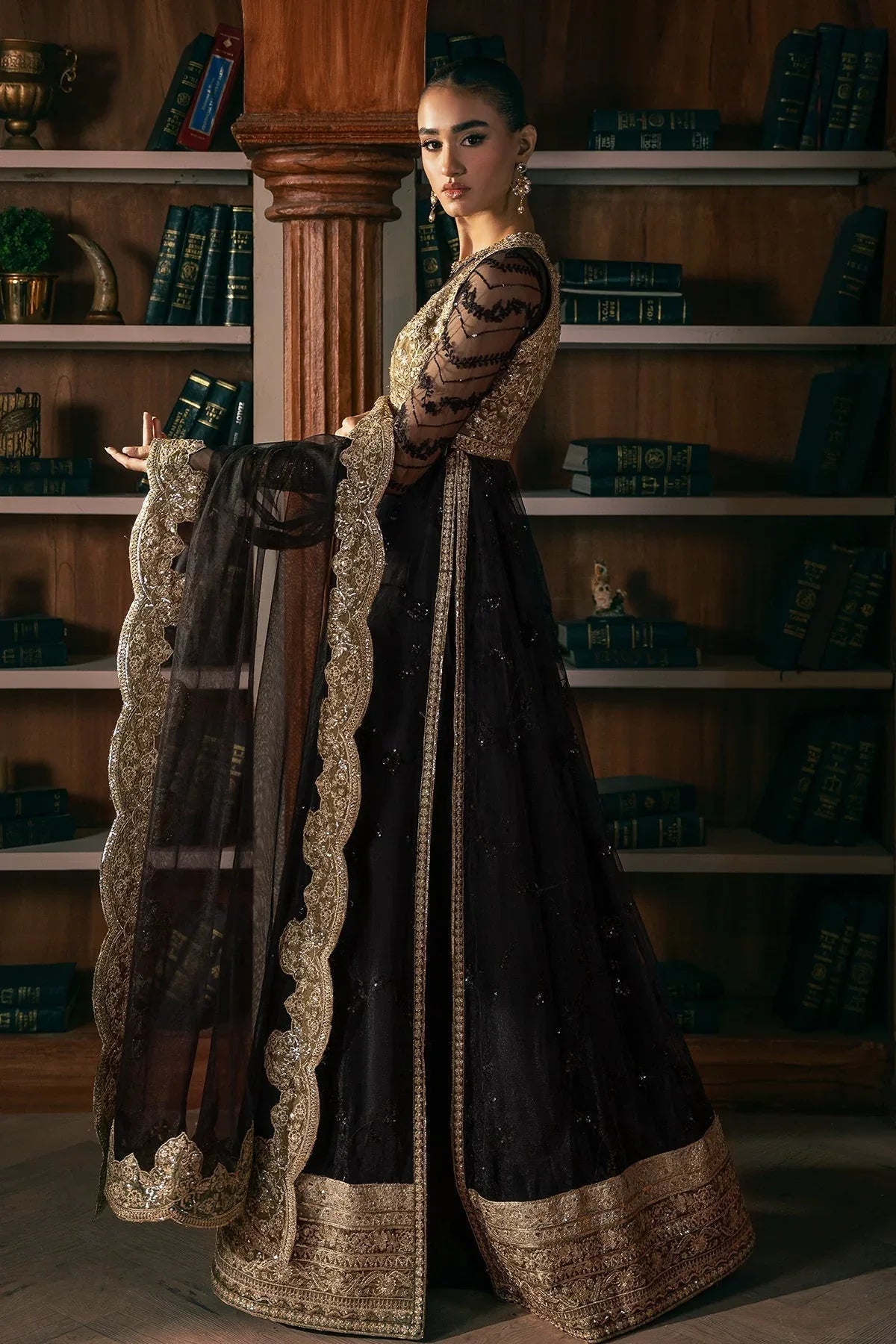 Mina Kashif | Emilie Formals | Opallene - Aqsa Fabrics