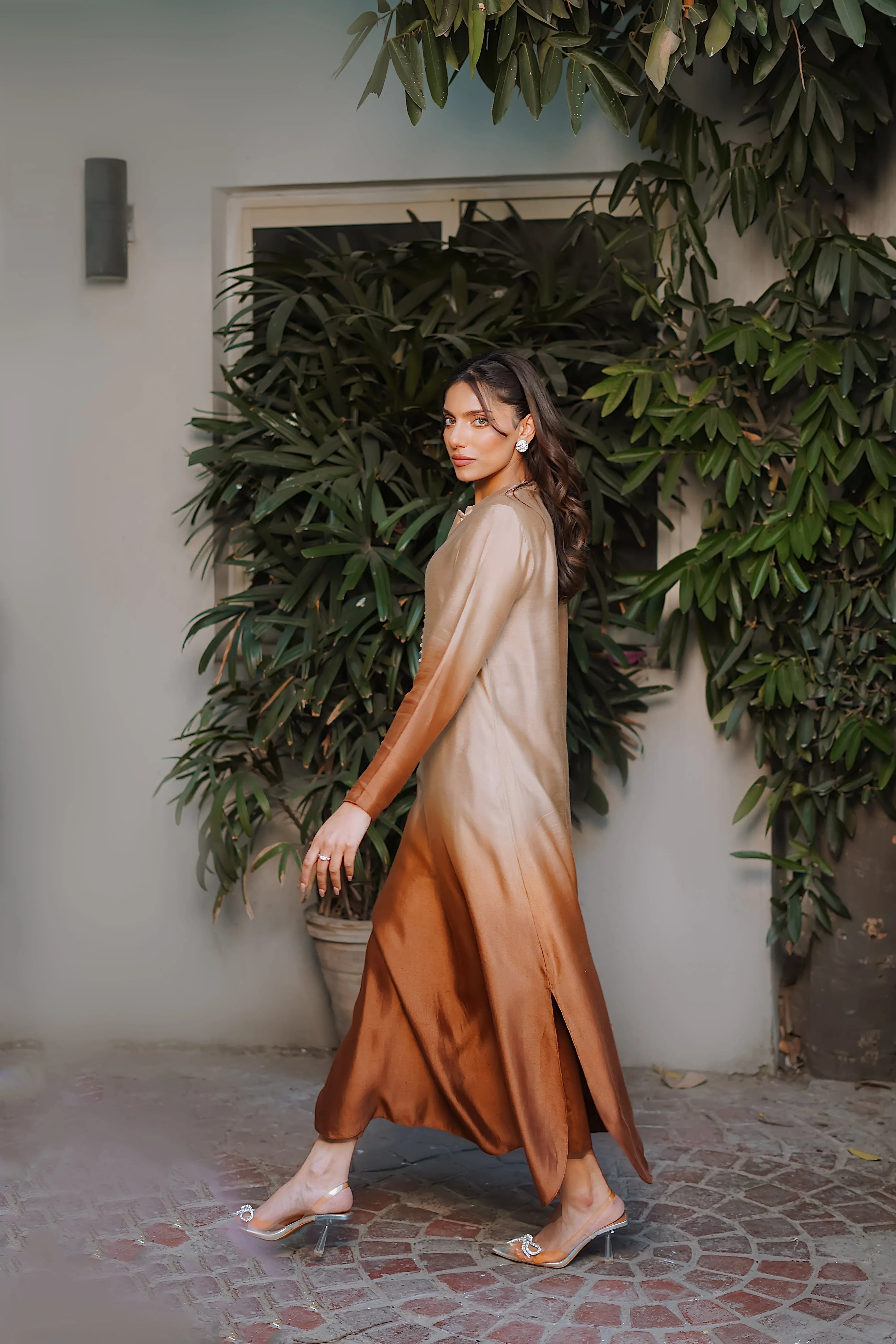Erum Khan | Nue Pret | Sunset Dusk - Aqsa Fabrics