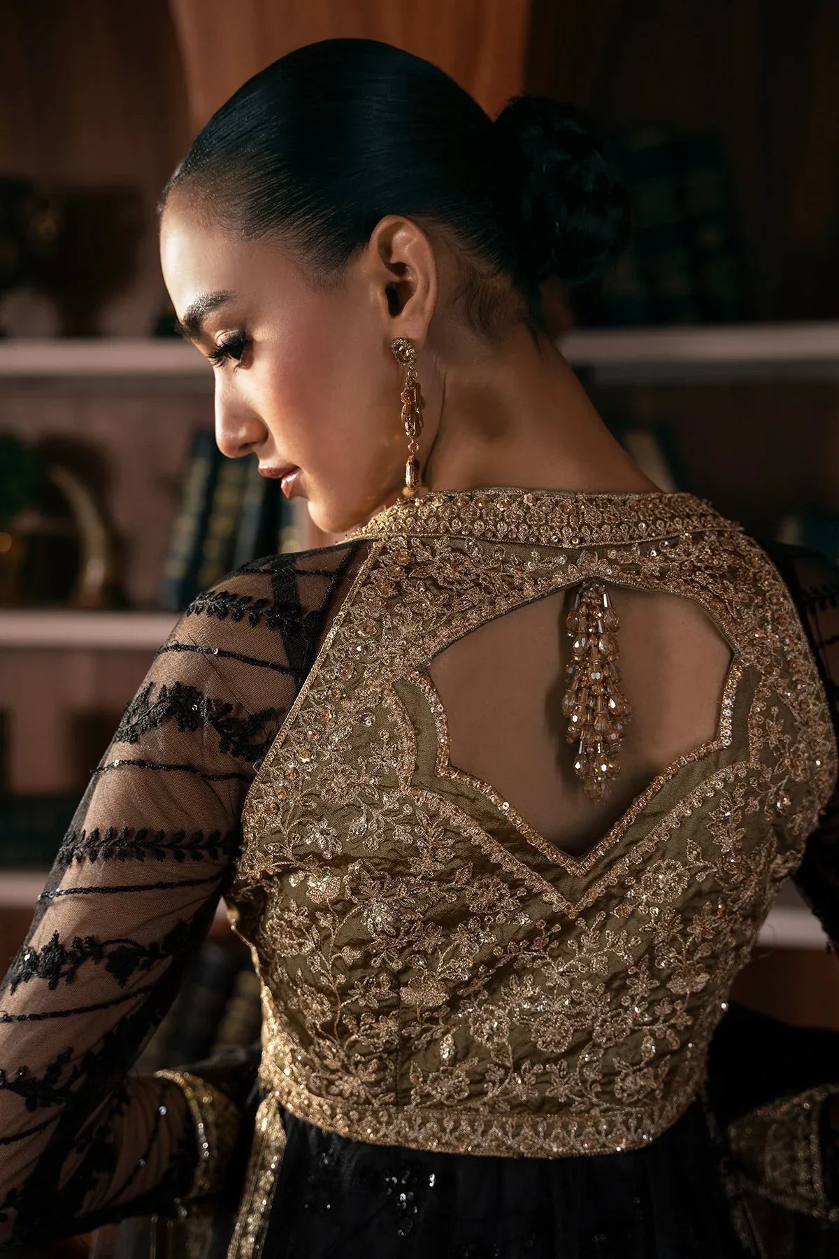 Mina Kashif | Emilie Formals | Opallene - Aqsa Fabrics
