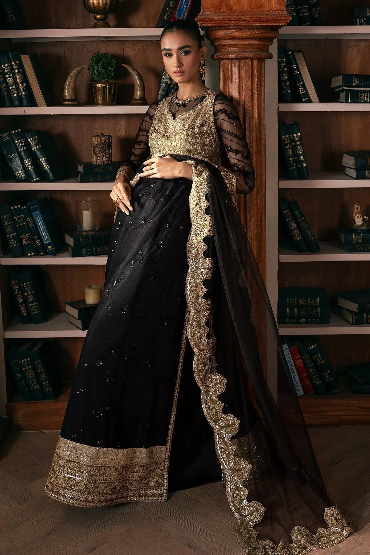 Mina Kashif | Emilie Formals | Opallene - Aqsa Fabrics