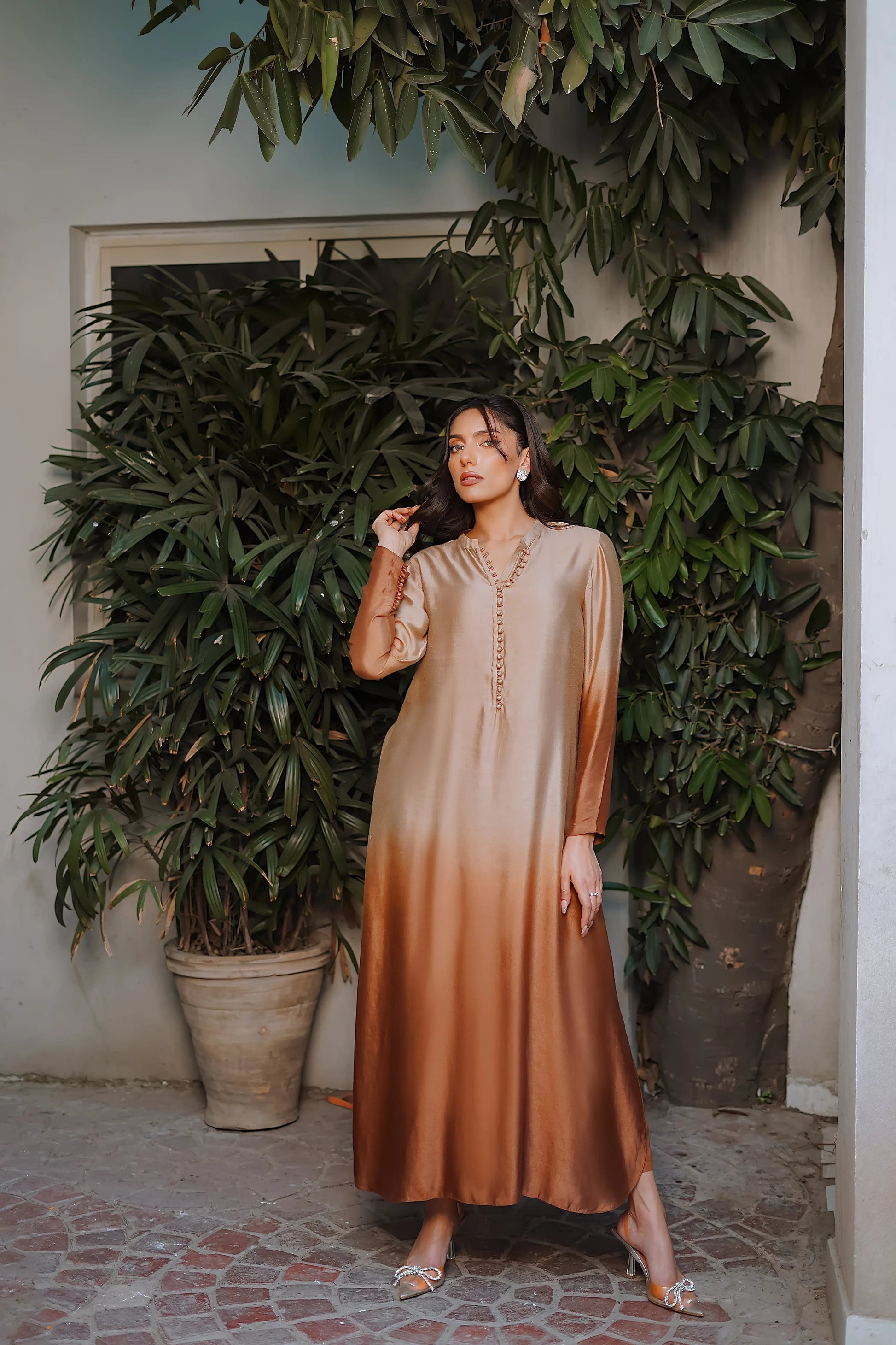Erum Khan | Nue Pret | Sunset Dusk - Aqsa Fabrics