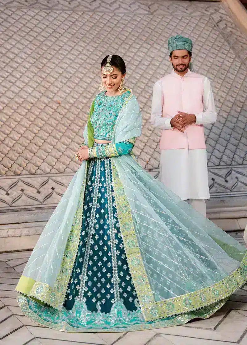 Akbar Aslam | Shadmani Luxury Formals 23 | Eshana - Aqsa Fabrics